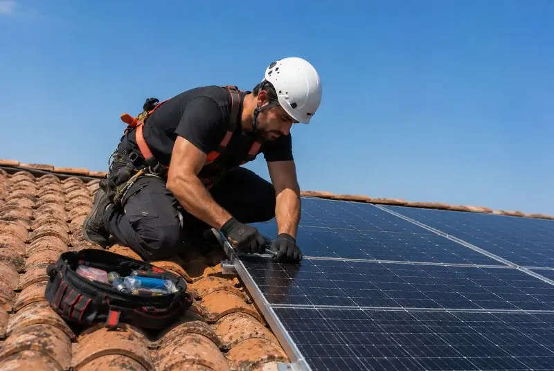Maintenance et monitoring de panneaux solaires à Missècle